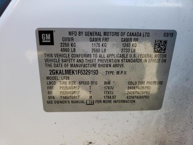 2GKALMEK1F6329193 GMC Terrain Sle