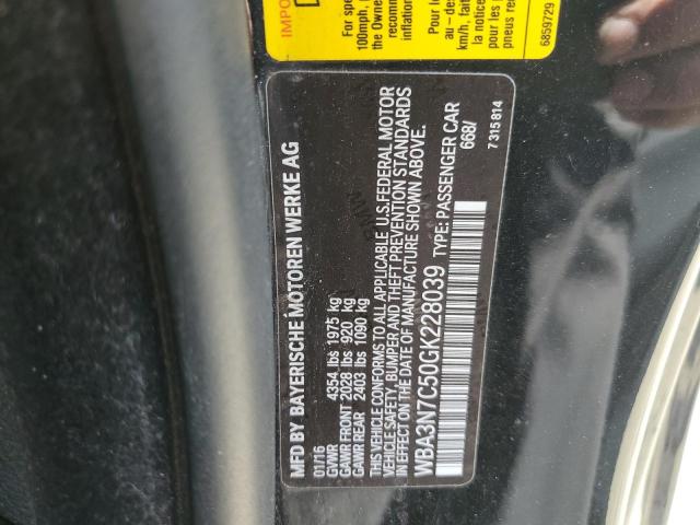 WBA3N7C50GK228039 BMW 428 I