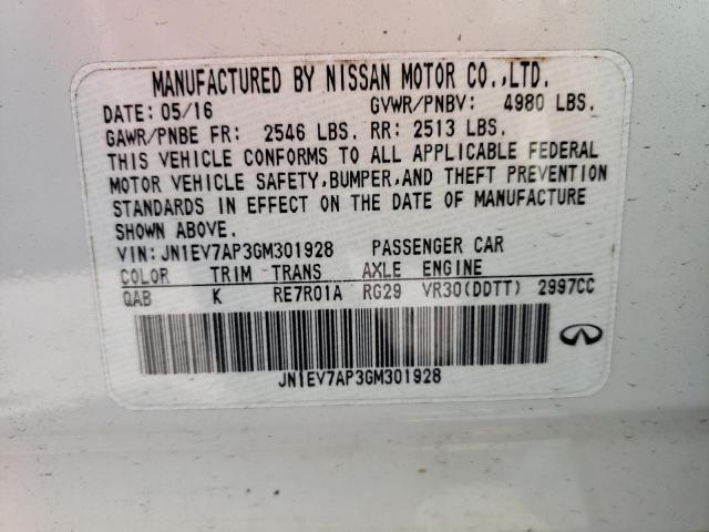 JN1EV7AP3GM301928 Infiniti Q50 Premium