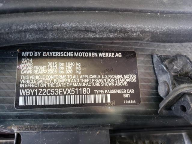 WBY1Z2C53EVX51180 BMW I3 Bev
