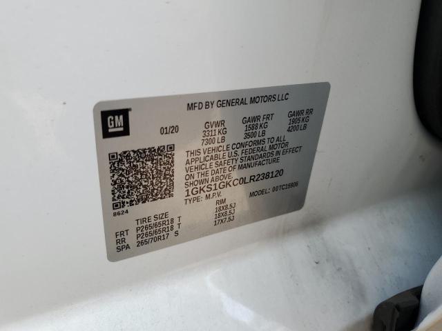 1GKS1GKC0LR238120 GMC Yukon Xl C1500 Slt