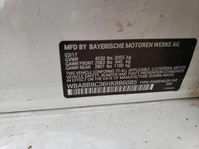 WBA8B9C36HK886085 BMW 330 I