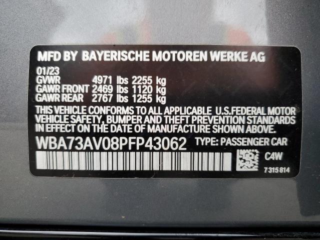WBA73AV08PFP43062 BMW 430xi Gran Coupe