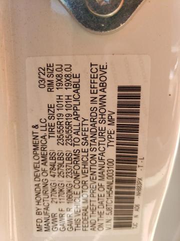 5J8TC1H54NL003100 Acura Rdx Technology