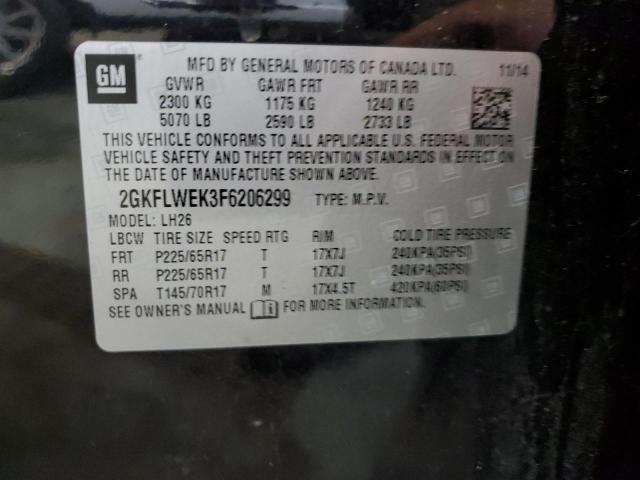 2GKFLWEK3F6206299 GMC Terrain Sle