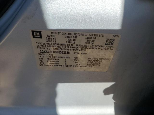 2GKALSEK9E6332328 GMC Terrain Slt
