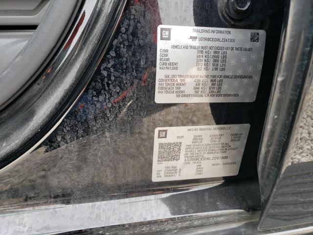 1GTR8CEDXLZ247300 GMC Sierra C1500 Elevation