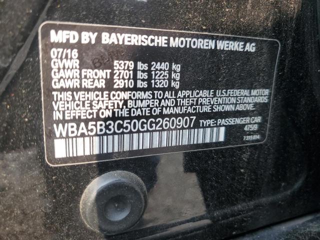 WBA5B3C50GG260907 BMW 535 XI