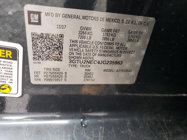 3GTU2NEC4JG235963 GMC Sierra K1500 Slt