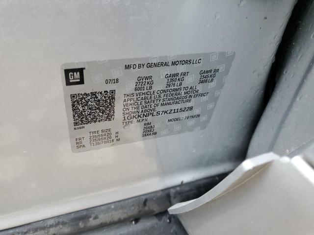 1GKKNPLS7KZ115228 GMC Acadia Denali