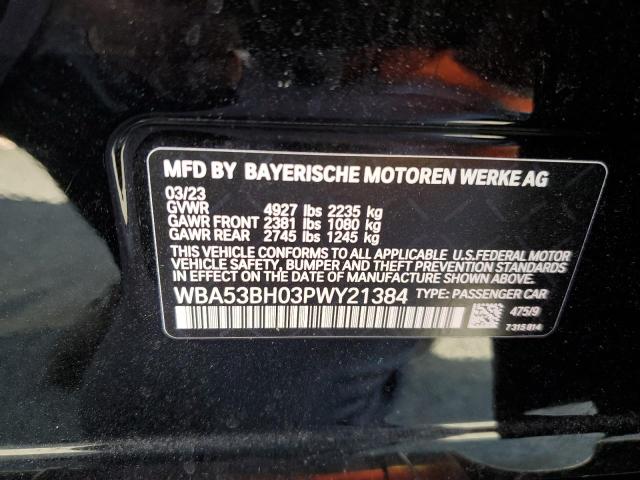 WBA53BH03PWY21384 BMW 530 I