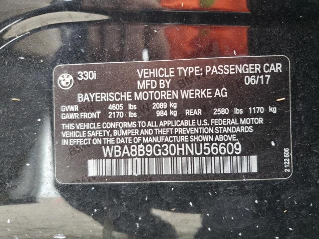 WBA8B9G30HNU56609 BMW 330 I