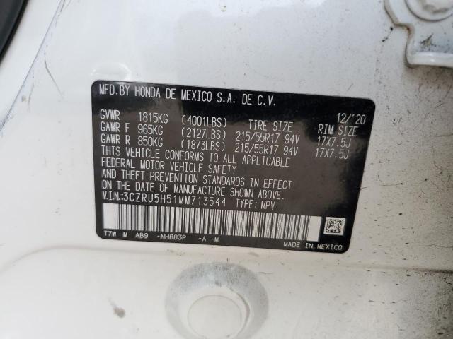 3CZRU5H51MM713544 Honda HR-V EX
