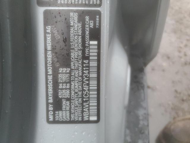 WBAVL1C54FVY34114 BMW X1 Xdrive28i