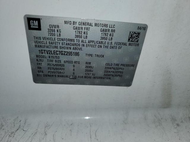 1GTV2LEC7GZ295186 GMC Sierra K1500