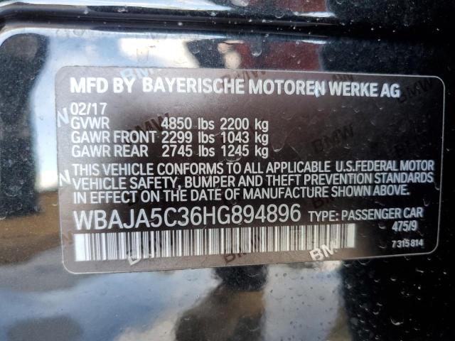 WBAJA5C36HG894896 BMW 530 I