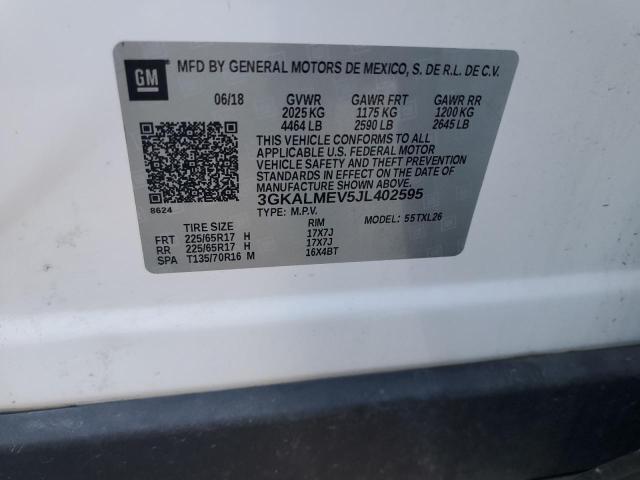 3GKALMEV5JL402595 GMC Terrain Sle