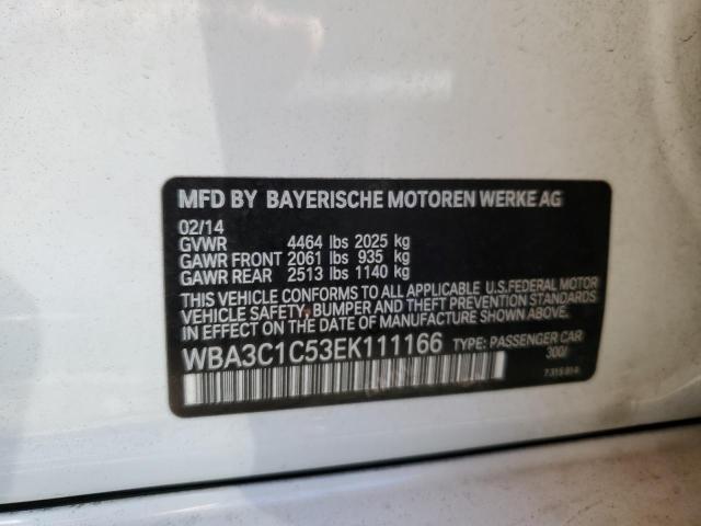 WBA3C1C53EK111166 BMW 328 I Sulev