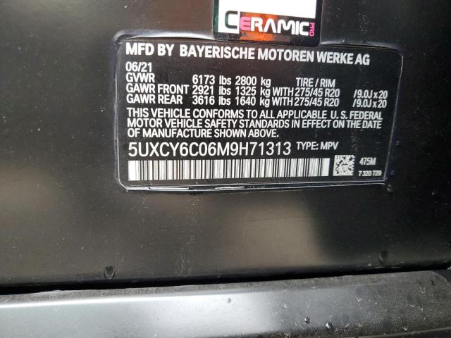 5UXCY6C06M9H71313 BMW X6 Xdrive40i