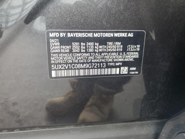 5UX2V1C08M9G72113 BMW X4 Xdrive30i