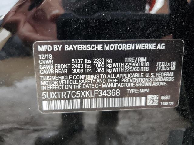 5UXTR7C5XKLF34368 BMW X3 Sdrive30i