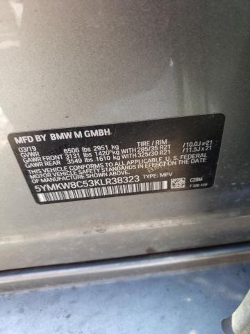 5YMKW8C53KLR38323 BMW X6 M