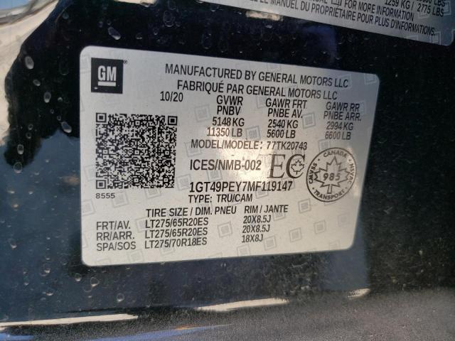1GT49PEY7MF119147 GMC Sierra K2500 At4