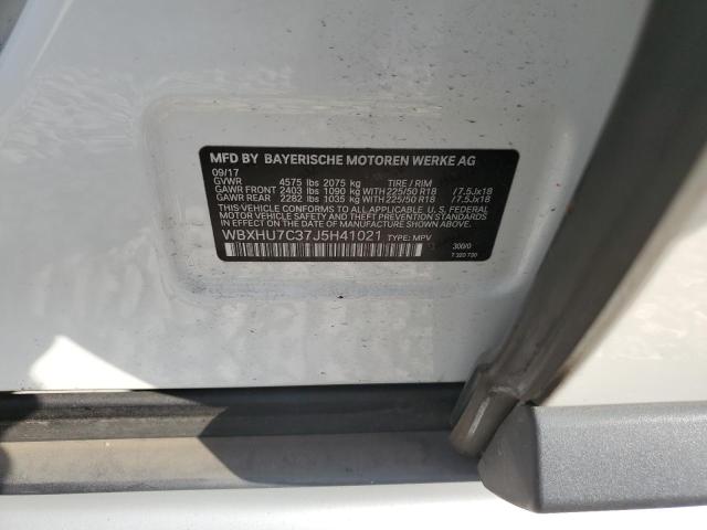 WBXHU7C37J5H41021 BMW X1 Sdrive28i