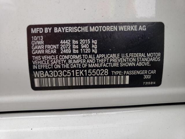 WBA3D3C51EK155028 BMW 328 D