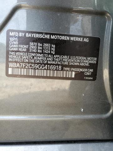 WBA7F2C59GG416918 BMW 750 Xi