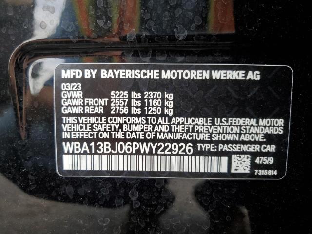 WBA13BJ06PWY22926 BMW 530 XI