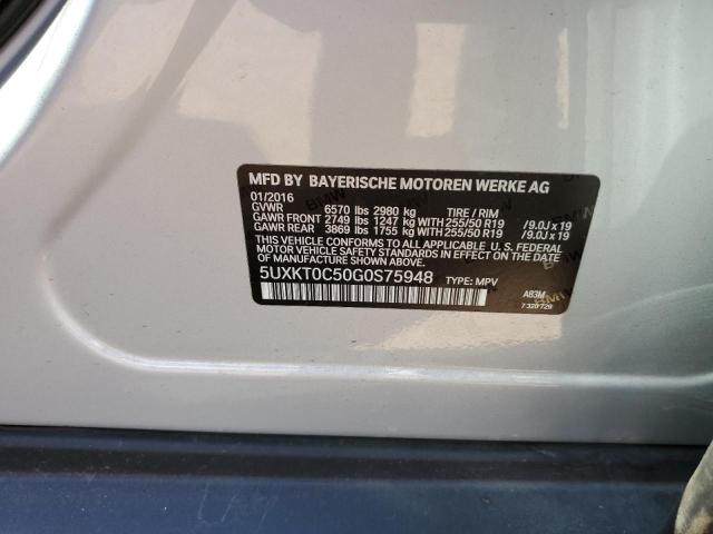 5UXKT0C50G0S75948 BMW X5 Xdr40e