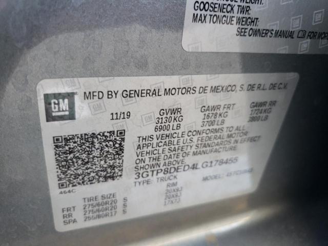 3GTP8DED4LG178455 GMC Sierra C1500 Slt