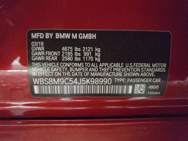WBS8M9C54J5K98990 BMW M3