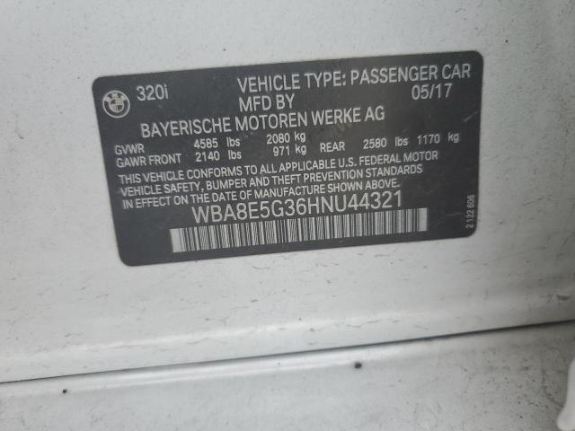 WBA8E5G36HNU44321 BMW 320 XI
