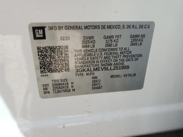 3GKALMEV5LL251955 GMC Terrain Sle