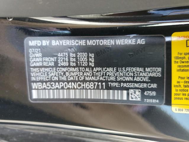 WBA53AP04NCH68711 BMW 430I