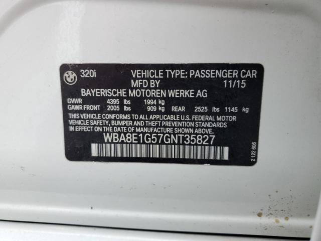 WBA8E1G57GNT35827 BMW 320 I