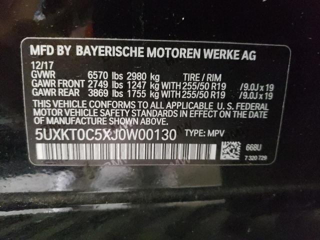 5UXKT0C5XJ0W00130 BMW X5 Xdr40e