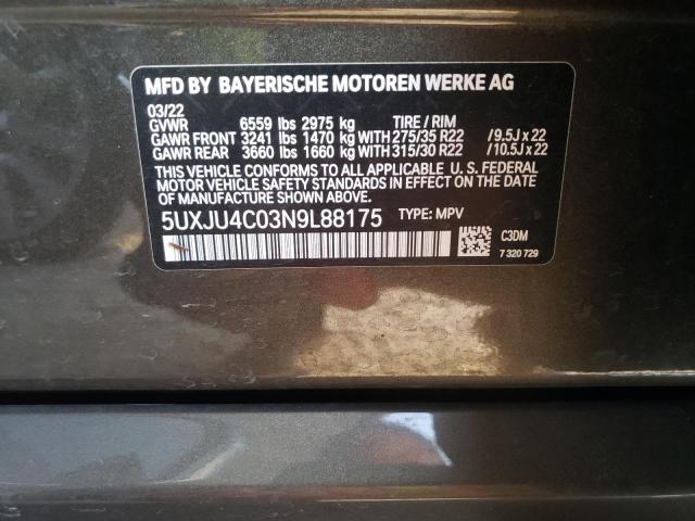 5UXJU4C03N9L88175 BMW X5 M50i