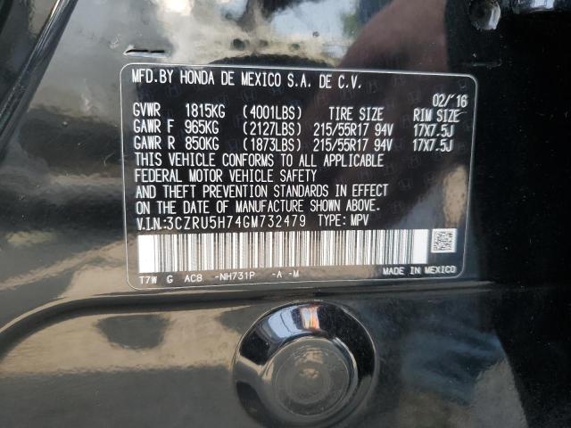 3CZRU5H74GM732479 Honda Hr-v Exl