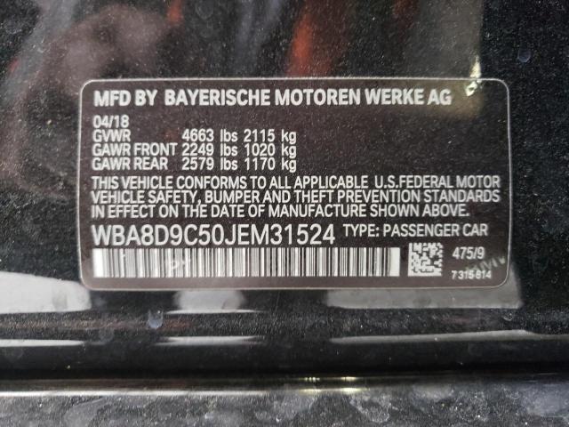 WBA8D9C50JEM31524 BMW 330 XI
