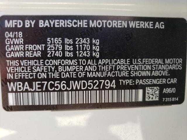 WBAJE7C56JWD52794 BMW 540 XI