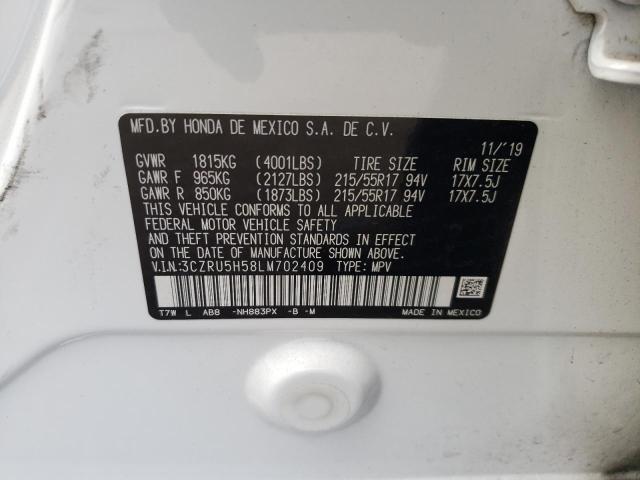 3CZRU5H58LM702409 Honda HR-V EX