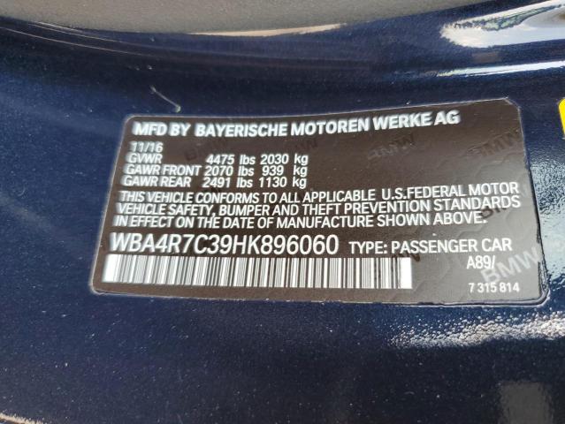 WBA4R7C39HK896060 BMW 430I