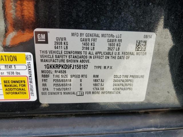 1GKKRPKD9FJ158187 GMC ACADIA SLE