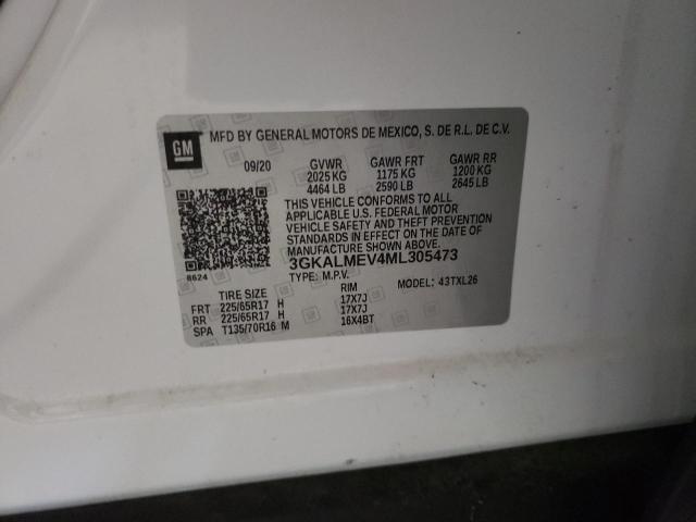 3GKALMEV4ML305473 GMC Terrain Sle