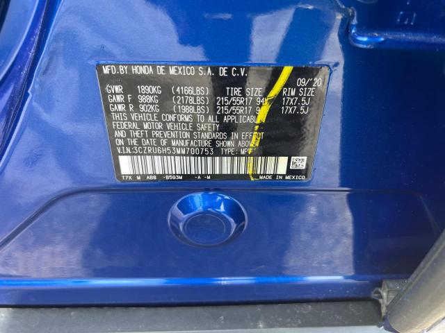 3CZRU6H53MM700753 Honda HR-V EX