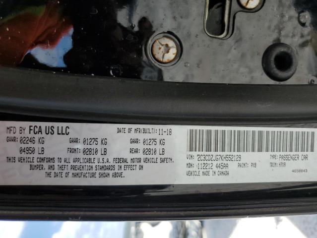 2C3CDZJG7KH552129 Dodge Challenger Gt