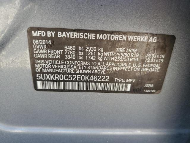 5UXKR0C52E0K46222 BMW X5 Xdrive35i
